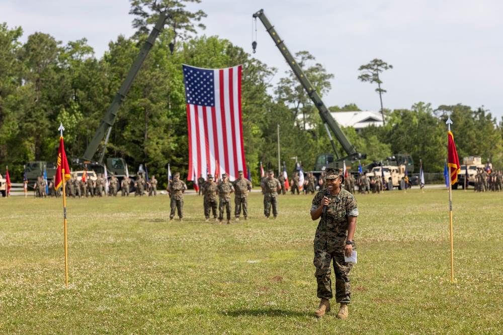 Combat Logistics Battalion 26 Change of Command