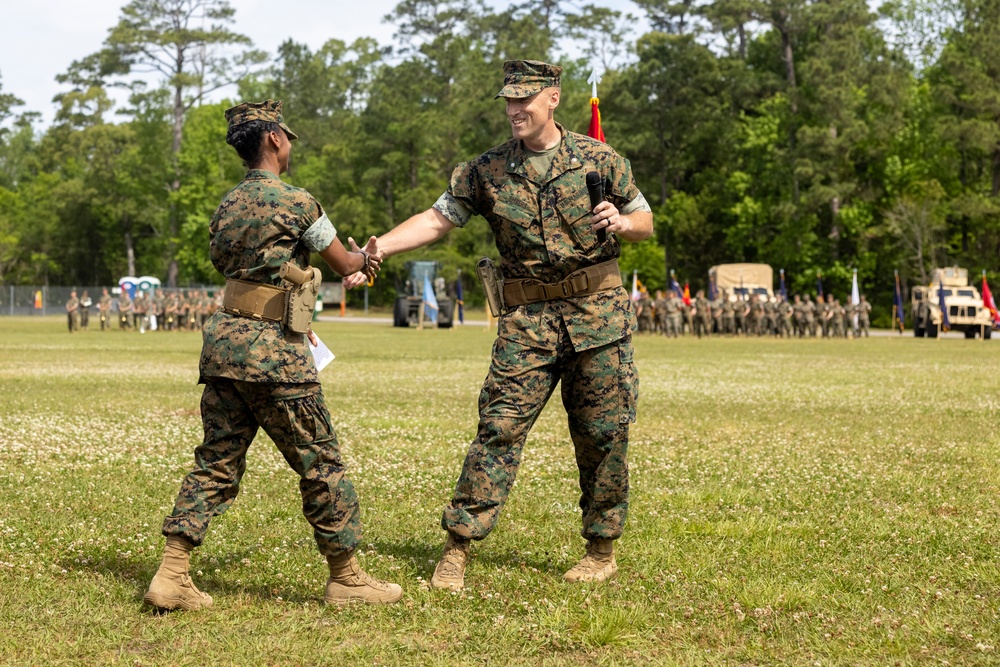 Combat Logistics Battalion 26 Change of Command