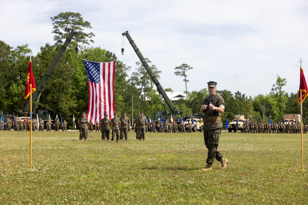 Combat Logistics Battalion 26 Change of Command