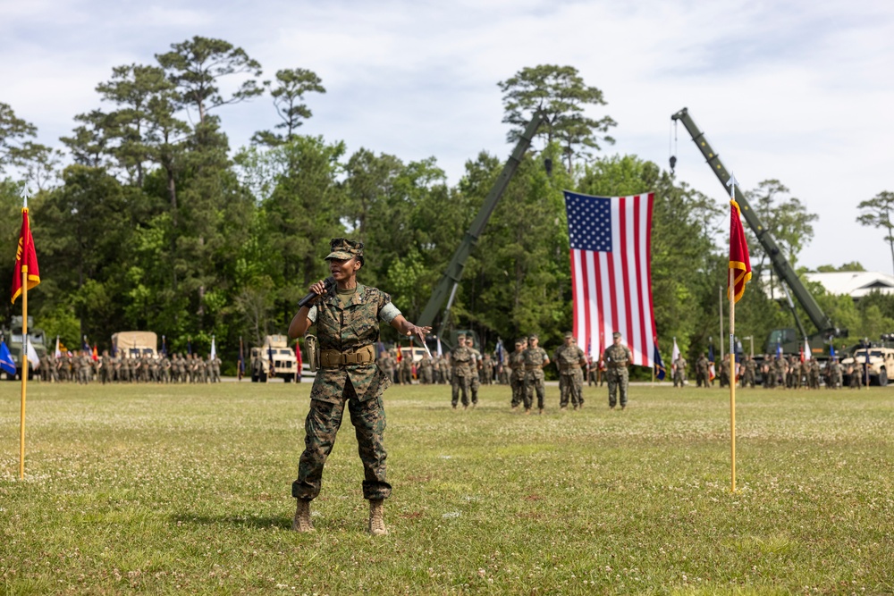 Combat Logistics Battalion 26 Change of Command