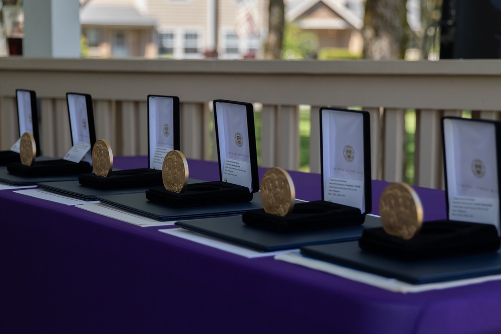 DuPont Purple Heart City and Congressional Gold Medal Ceremony