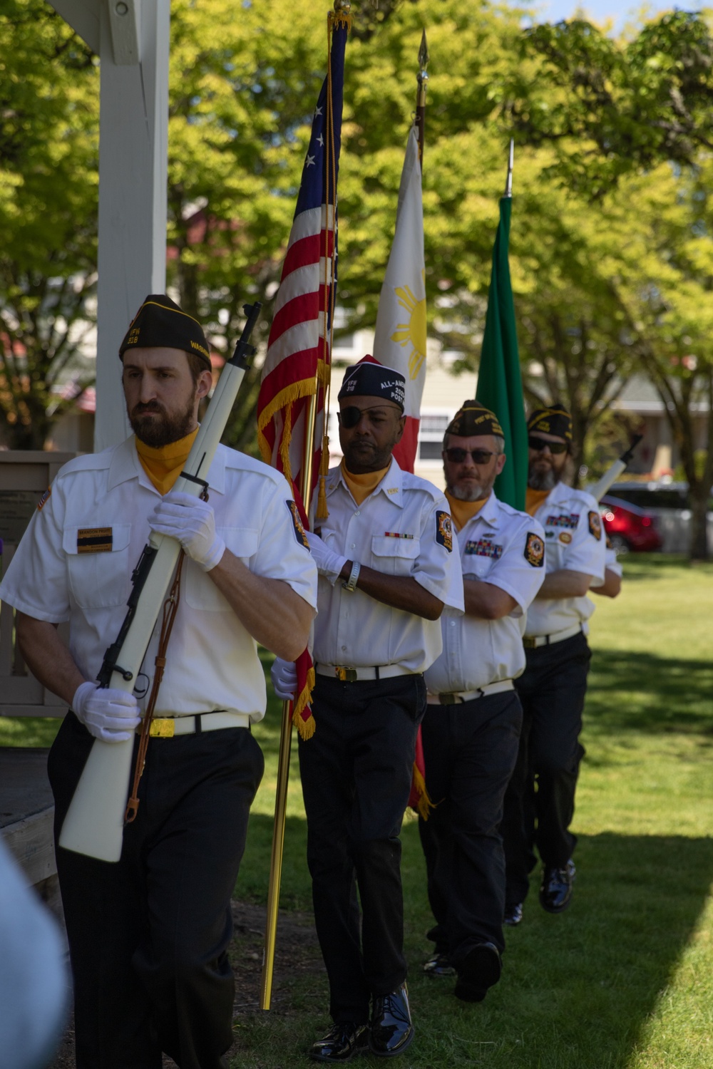 DuPont Purple Heart City and Congressional Gold Medal Ceremony