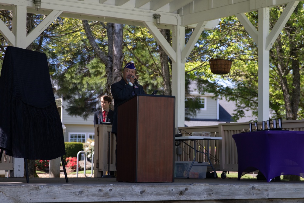 DuPont Purple Heart City and Congressional Gold Medal Ceremony