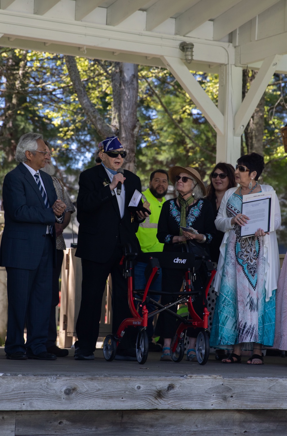 DuPont Purple Heart City and Congressional Gold Medal Ceremony