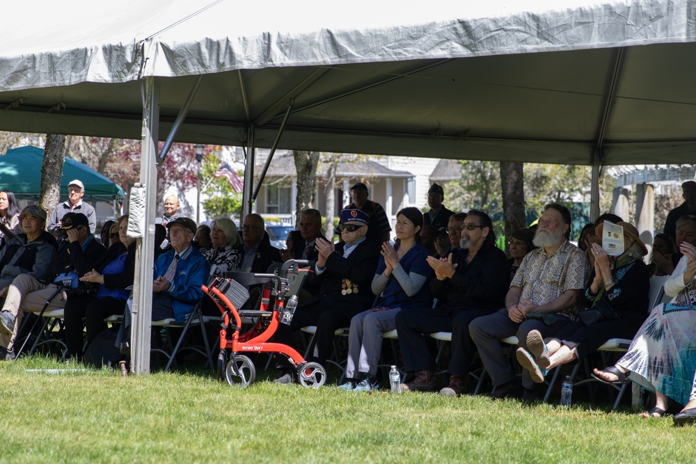 DuPont Purple Heart City and Congressional Gold Medal Ceremony
