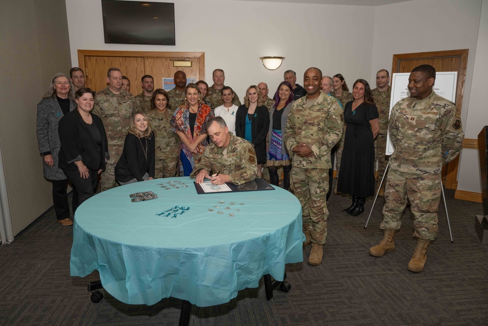 SAPR Month Proclamation Signing