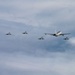 U.S Air Force KC-46, Italian KC-767, and F-2000 fly together for RF-A