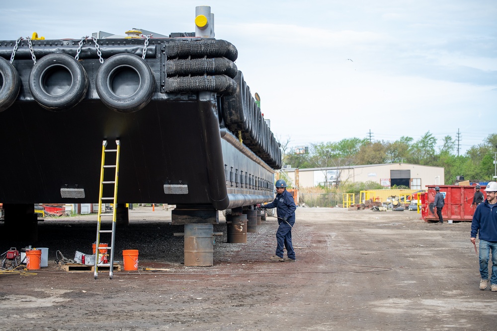 Buffalo District Vessels Dry Dock in Cleveland