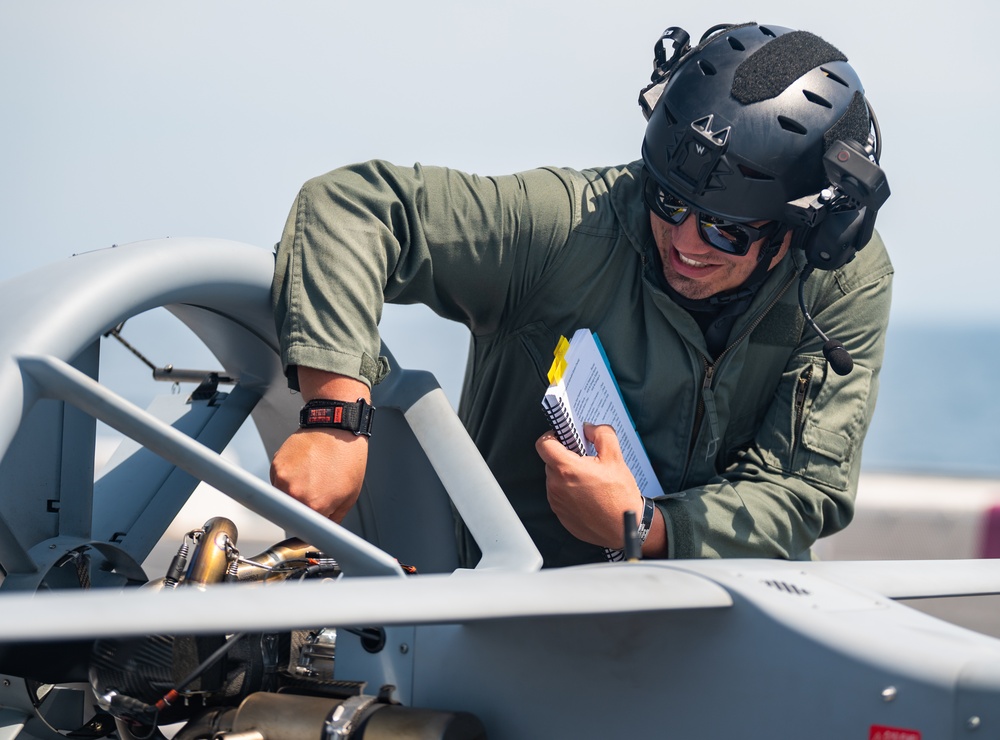 USS New York V-BAT Operations