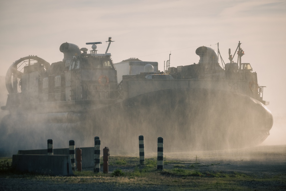 U.S. Marines and Sailors conduct the Annual Amphibious Mobility Exercise at MCAF