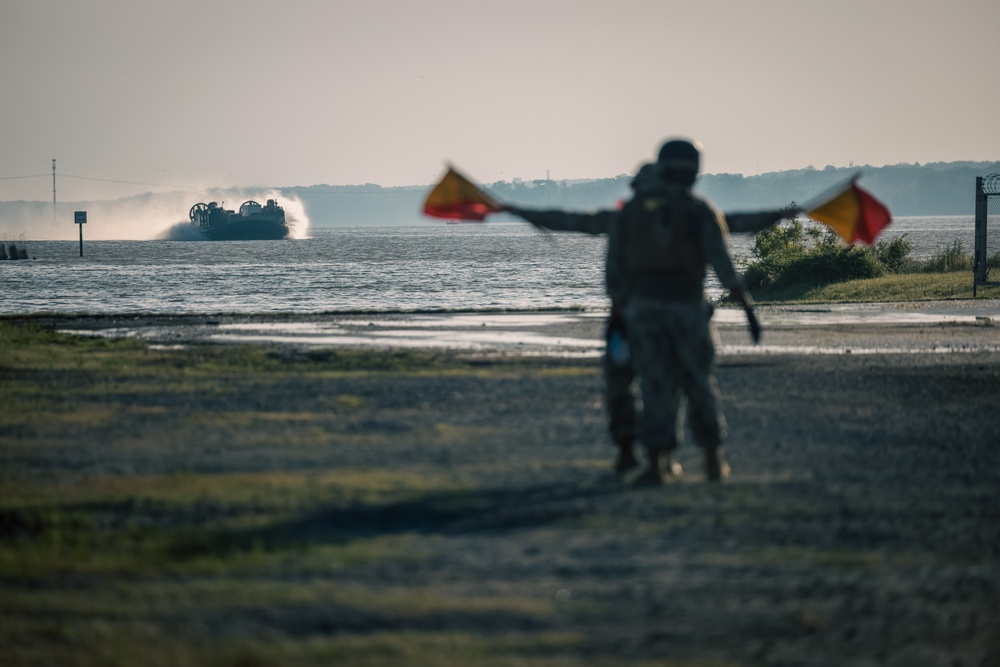 U.S. Marines and Sailors conduct the Annual Amphibious Mobility Exercise at MCAF