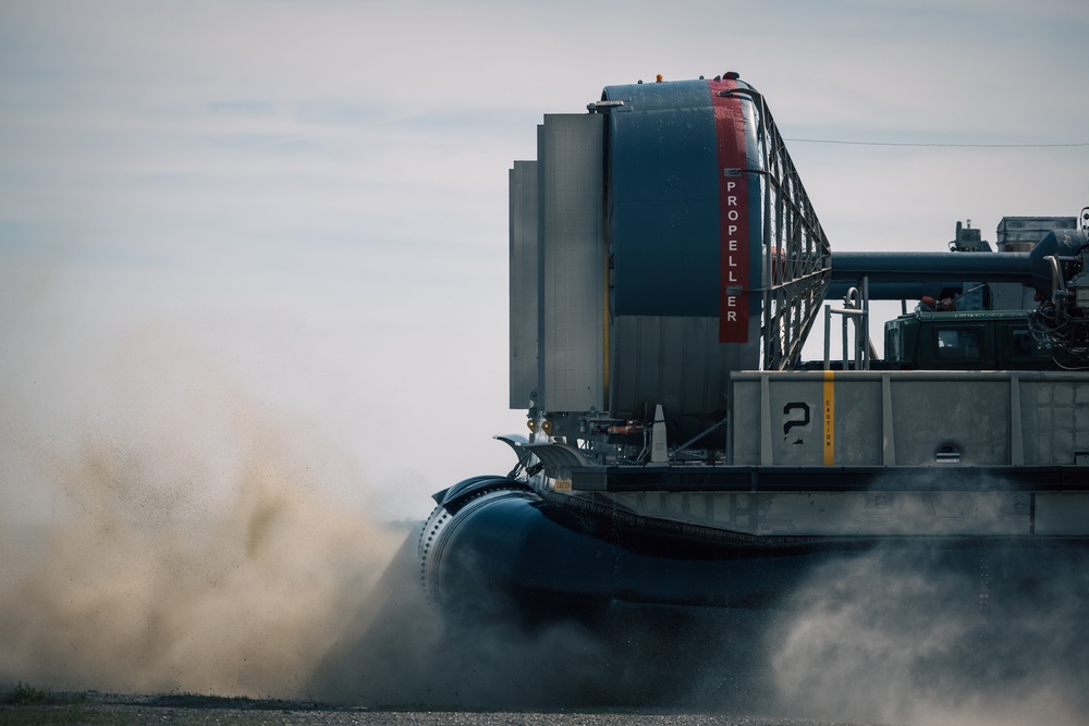 U.S. Marines and Sailors conduct the Annual Amphibious Mobility Exercise at MCAF