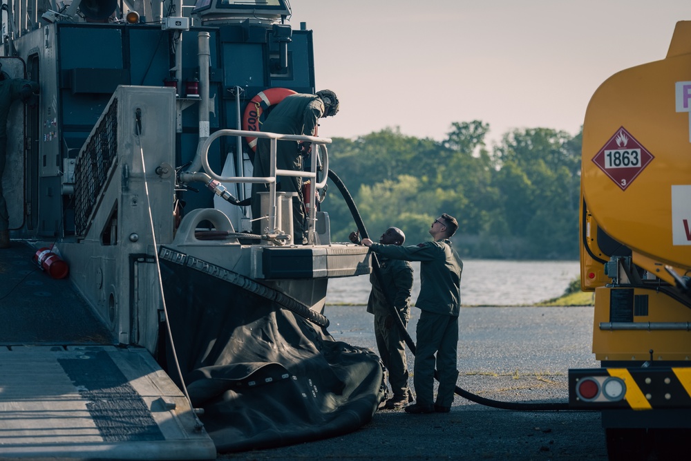 U.S. Marines and Sailors conduct the Annual Amphibious Mobility Exercise at MCAF