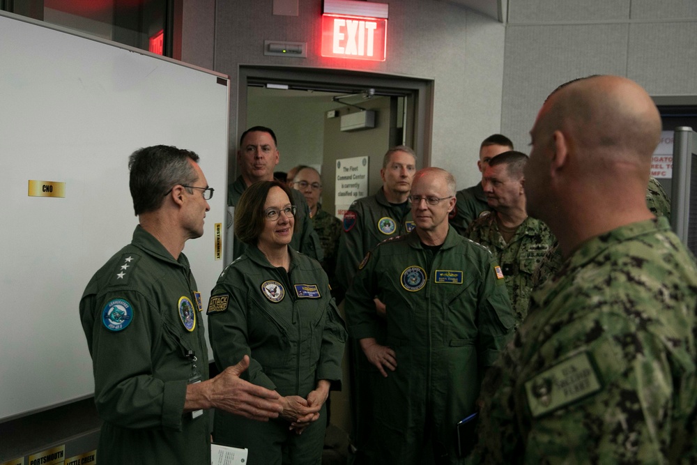 CNO Visits U.S. 2nd Fleet