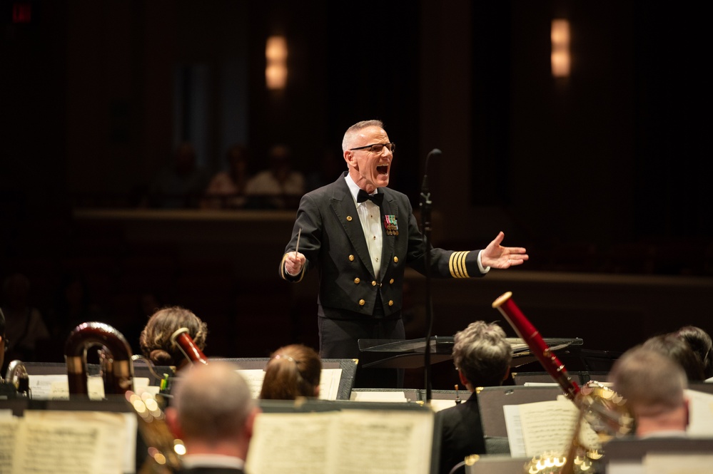 Navy Band Performs with Winners of Young Artist Solo Competition.