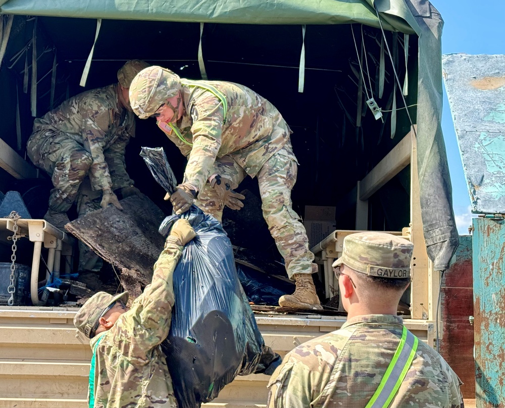 JBLM service members spruce up training areas during spring cleanup