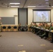 Visiting defense attachés learn about Washington National Guard capabilities from senior joint staff