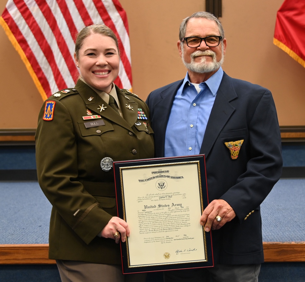 Capt. Gabriel Bull promoted to Major