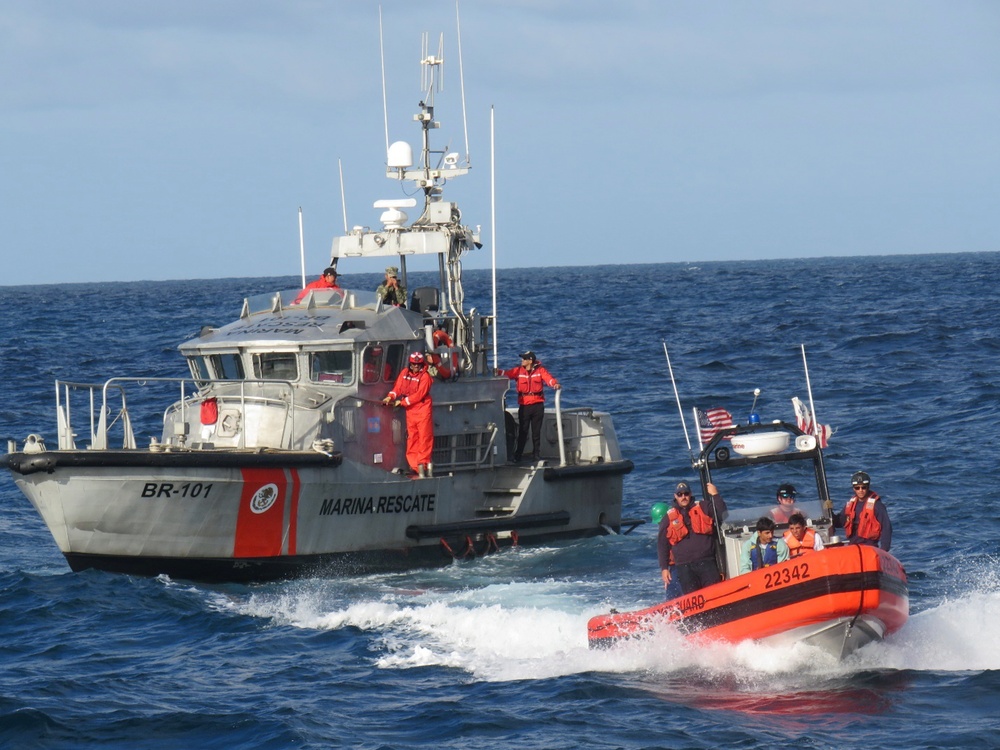 U.S. Coast Guard Cutter Active crew patrols the Eastern Pacific