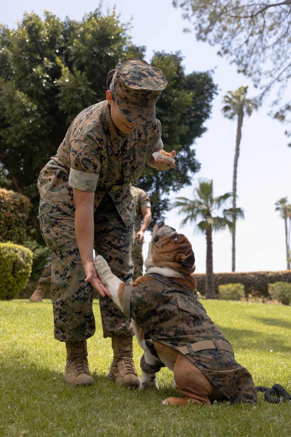 Support Battalion tours CGs House