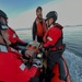 Coast Guard Cutter Adelie crew rescues man and dog after fishing vessel sinks near Henry Island, Washington