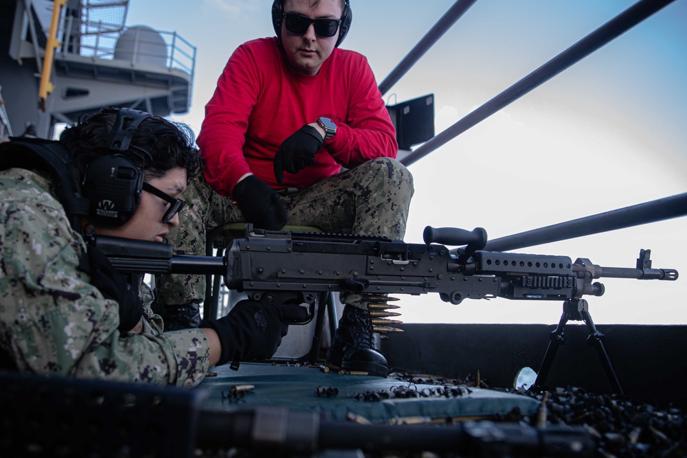 Gerorge Washington conducts Live-Fire Exercise