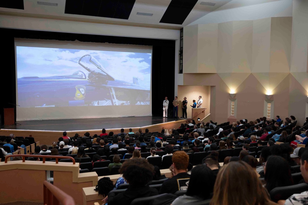 Blue Angels Visit Vero Beach High School