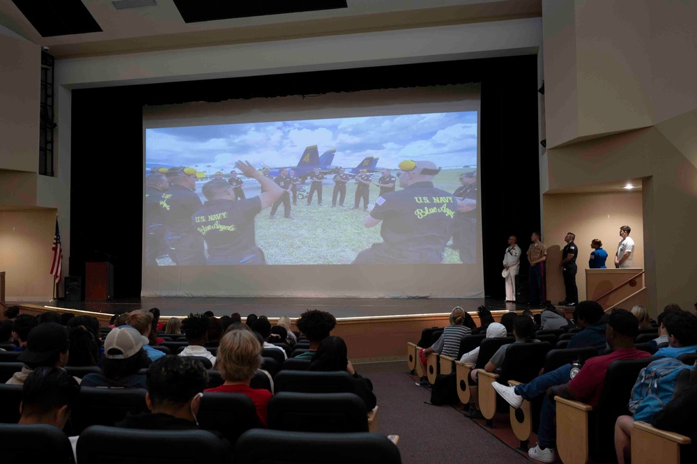 Blue Angels Visit Vero Beach High School