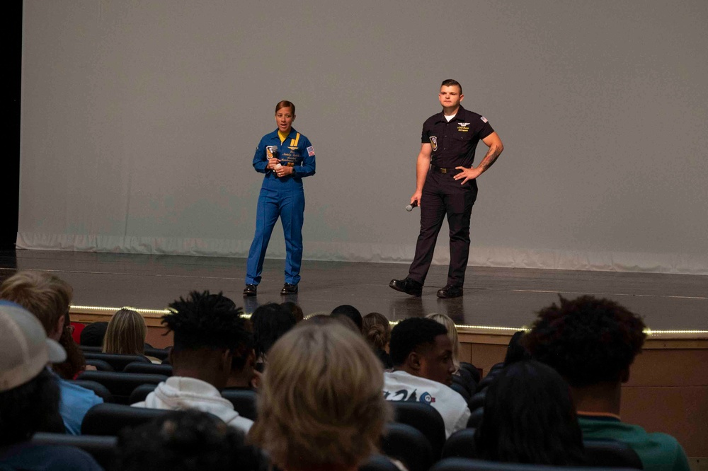 Blue Angels Visit Vero Beach High School