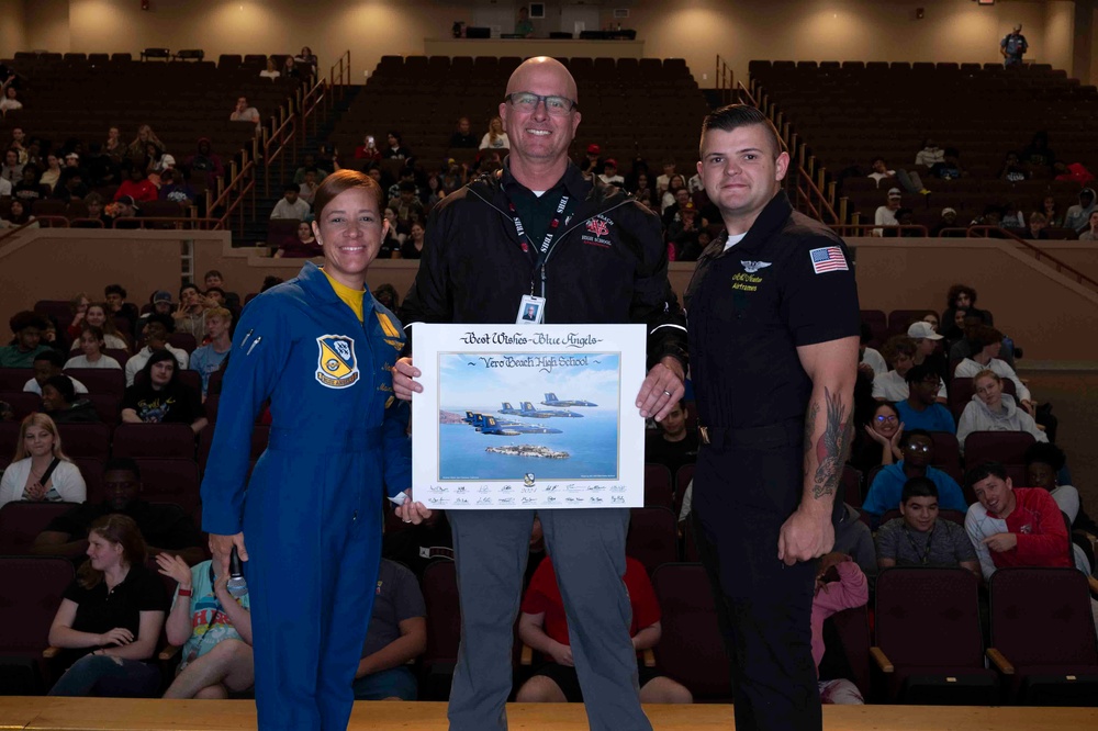 Blue Angels Visit Vero Beach High School