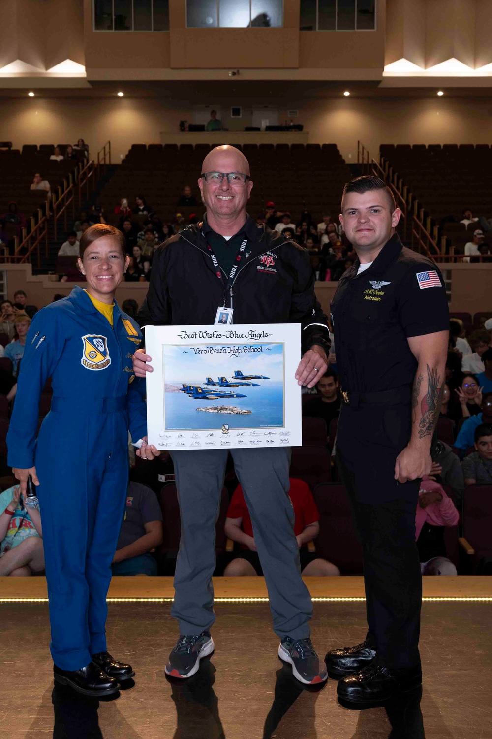 Blue Angels Visit Vero Beach High School