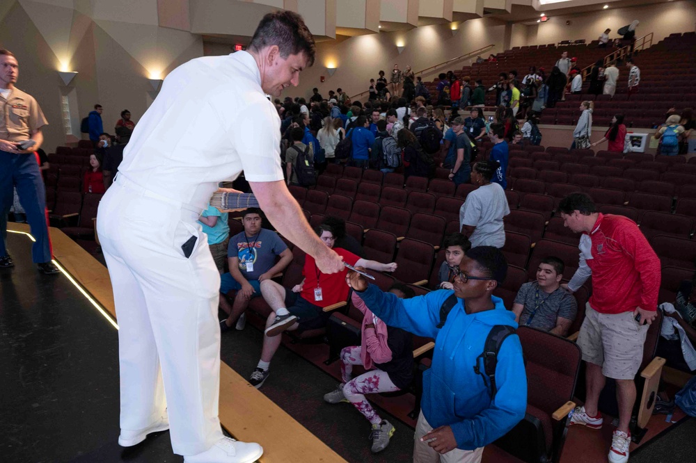 Blue Angels Visit Vero Beach High School