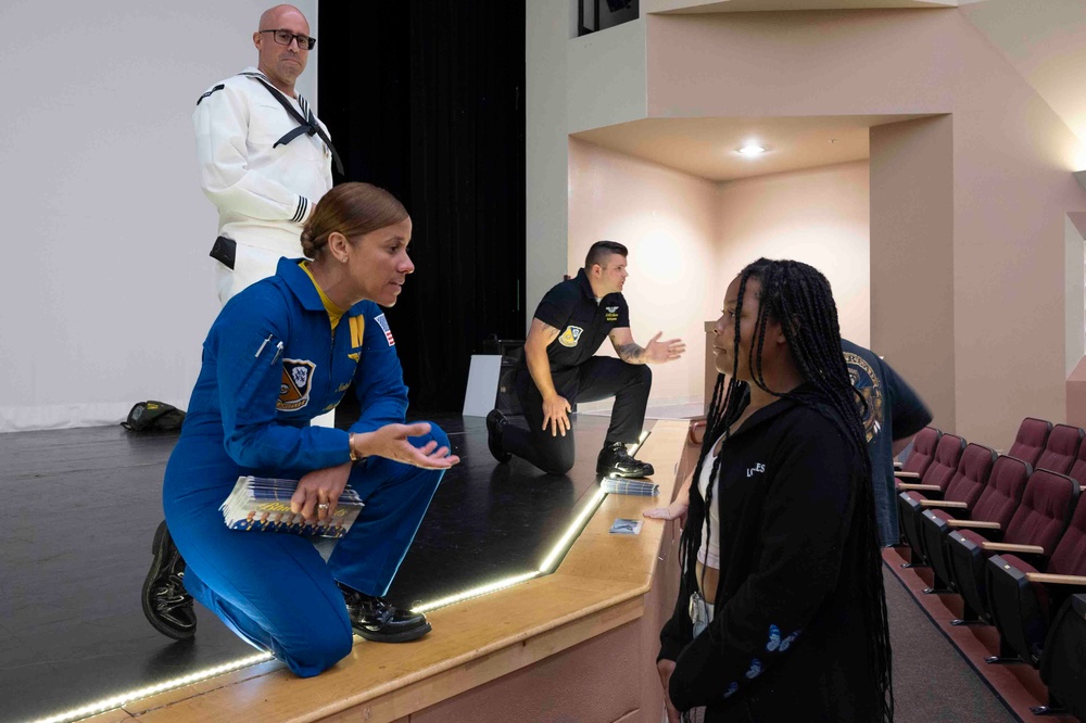 Blue Angels Visit Vero Beach High School