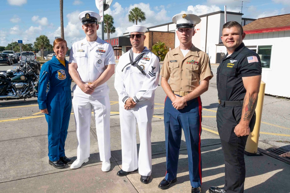 Blue Angels Visit Vero Beach High School