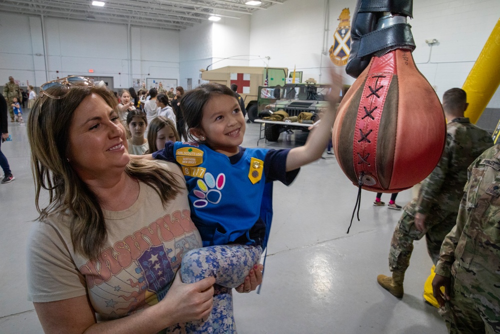 Riverdale Armory Girl Scout U.S. Army Pride Patch Event