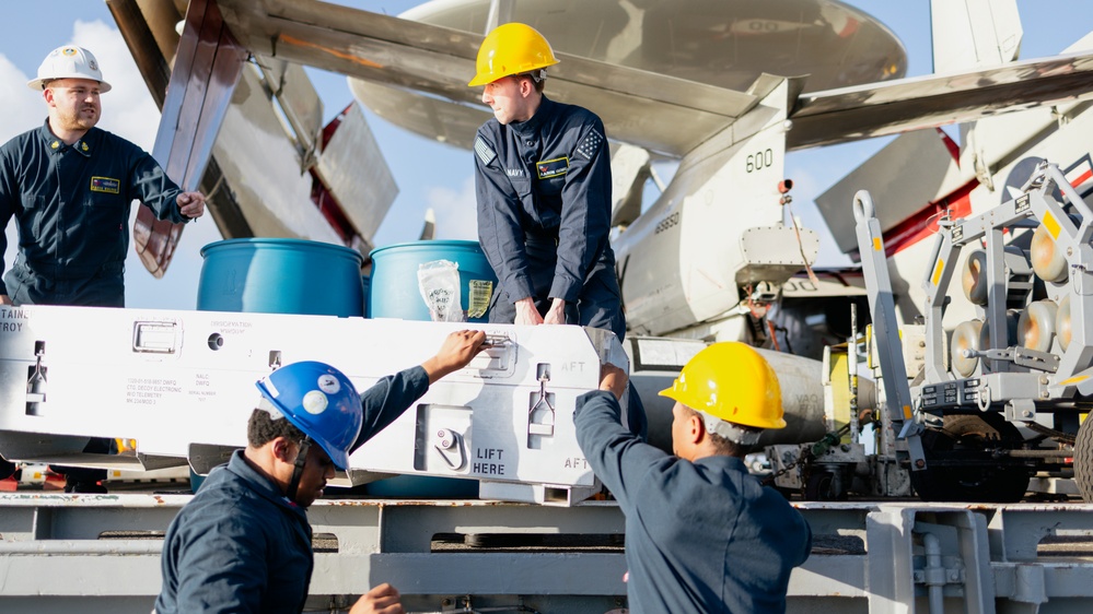 George Washington Sailors Load the MK 53 DLS