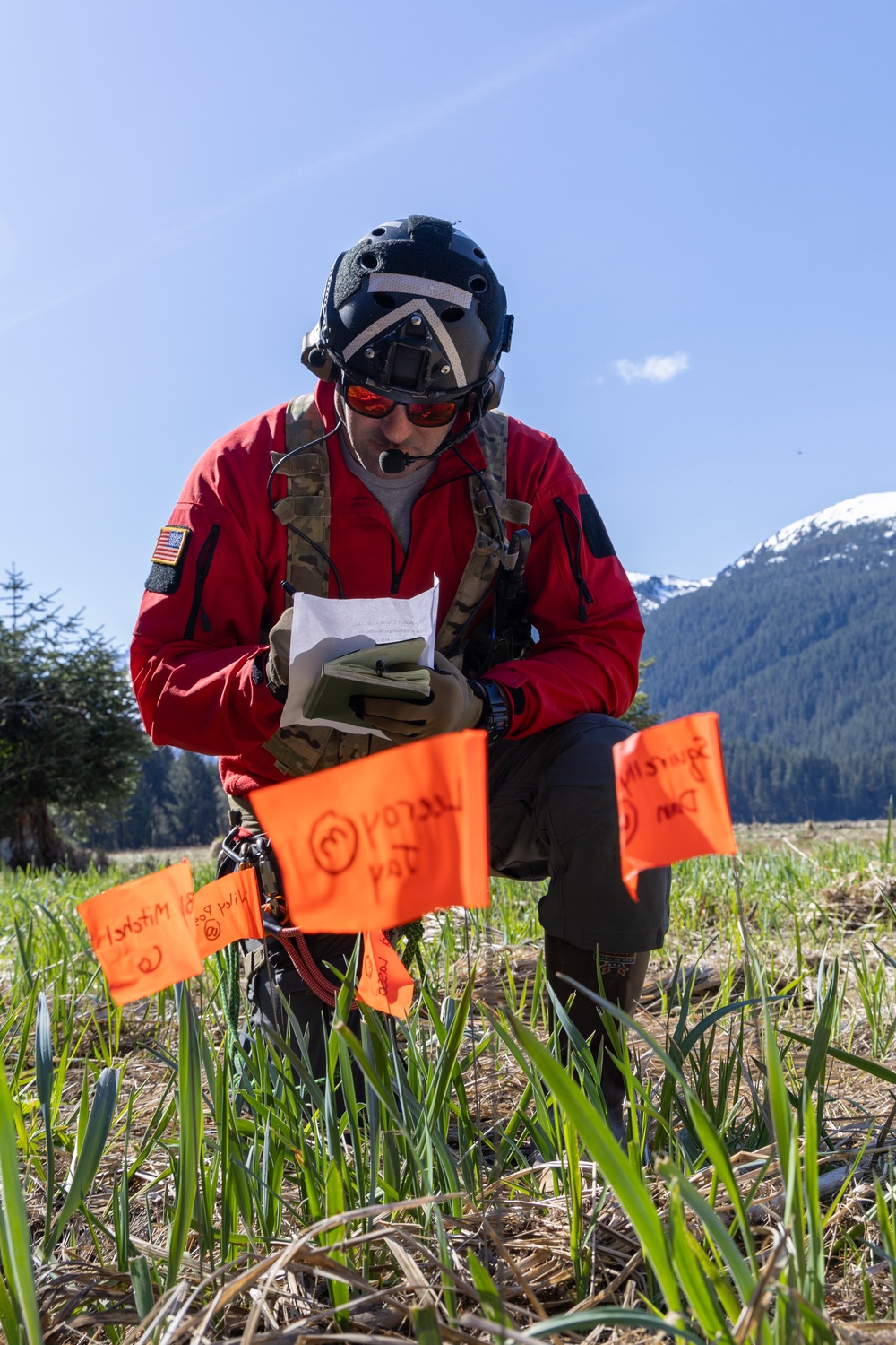 Coast Guard, Air Force, Sitka Mountain Rescue crews conduct exercises near Sitka, Alaska