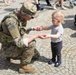 U.S. Army soldiers host a static display at a Polish Constitution Day celebration