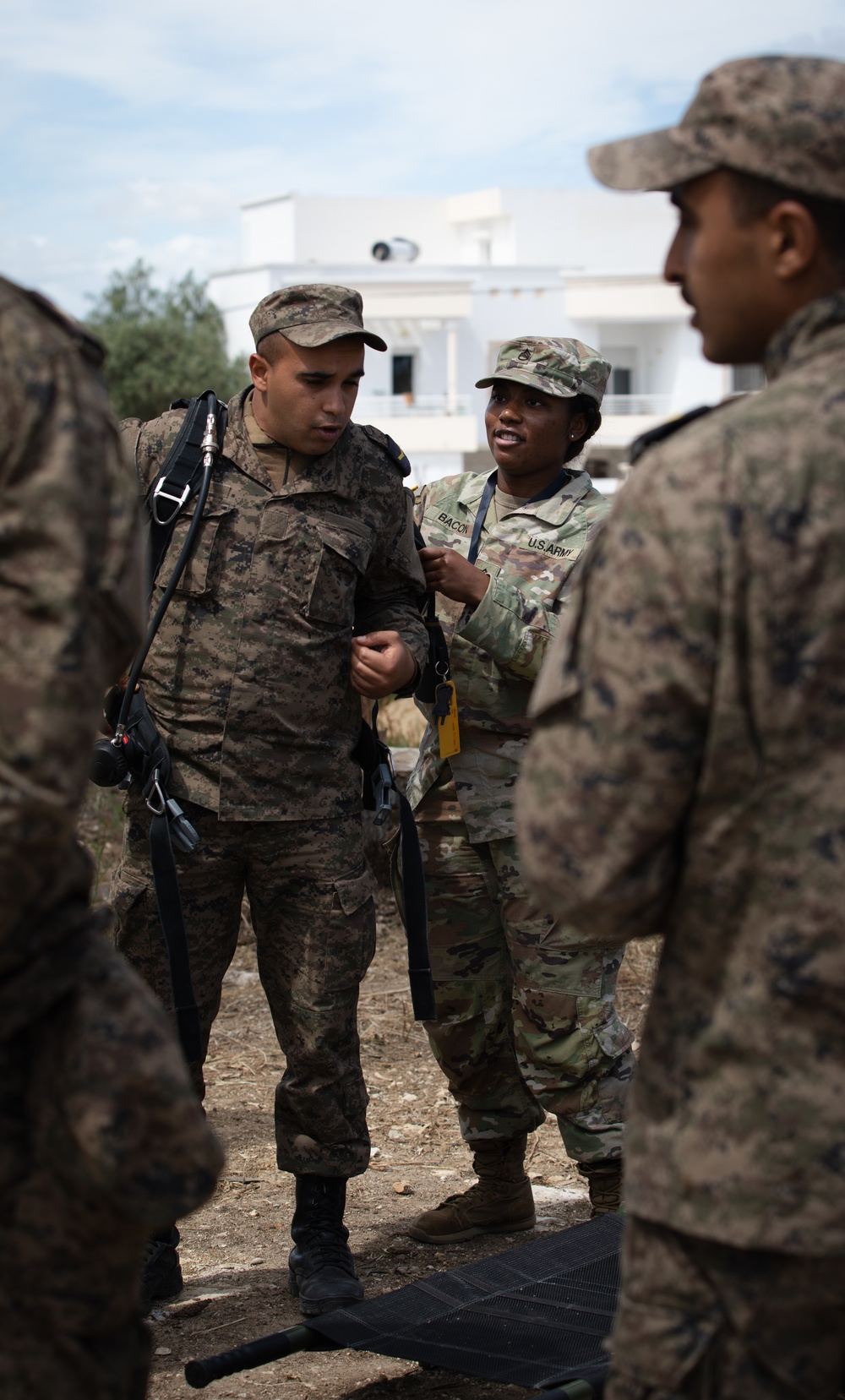 US, Tunisian forces train on emergency decontamination procedures at African Lion 2024