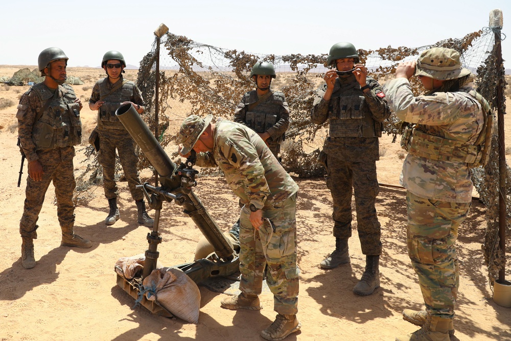 US, Tunisian partners conduct mortar training at African Lion 2024