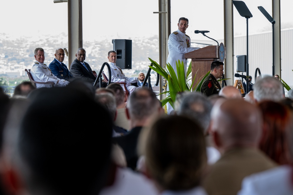 U.S. Indo-Pacific Command change of command ceremony