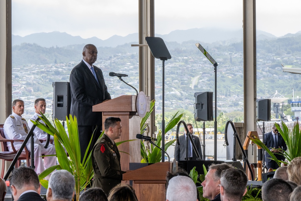 U.S. Indo-Pacific Command change of command ceremony