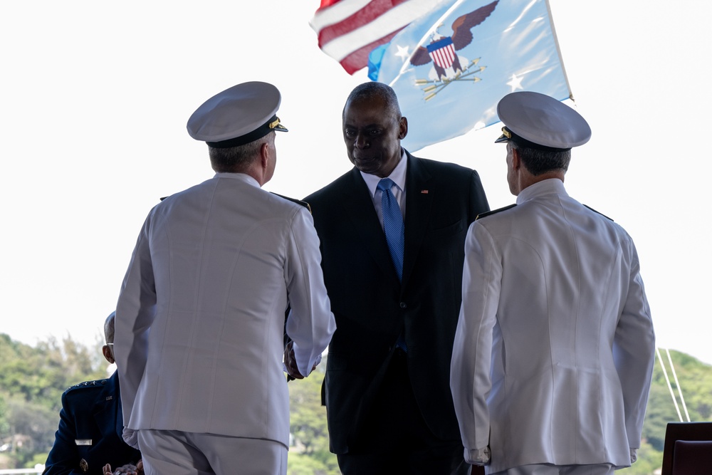 U.S. Indo-Pacific Command change of command ceremony