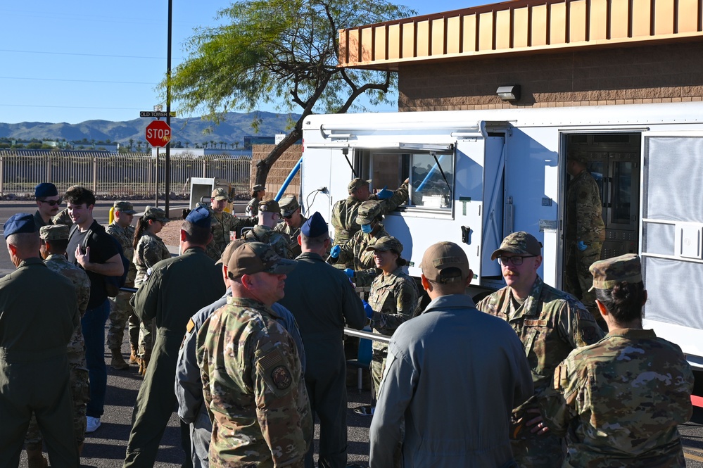 Copperheads train with Disaster Relief Mobile Kitchen Trailer