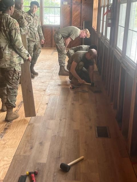 187FW CE helps renovate Camp Kiwanis Girl Scout Camp