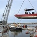 US Coast Guard Cutter Diligence undergoes maintenance at Coast Guard Yard in Baltimore