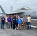 Sandra Day O’Connor Junior Reserve Officers Training Corps Tours USS Carl Vinson (CVN 70)