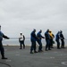 USS Carl Vinson (CVN 70) Sailors Hold Phone and Distance (P&amp;D) Line