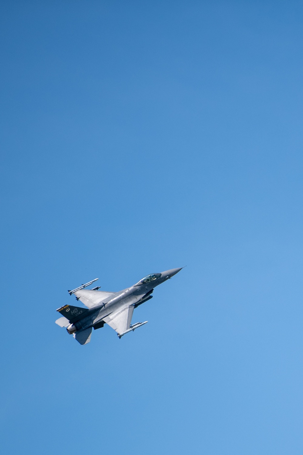 F-16 Fighting Falcon performs sortie