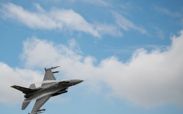 F-16 Fighting Falcon performs sortie